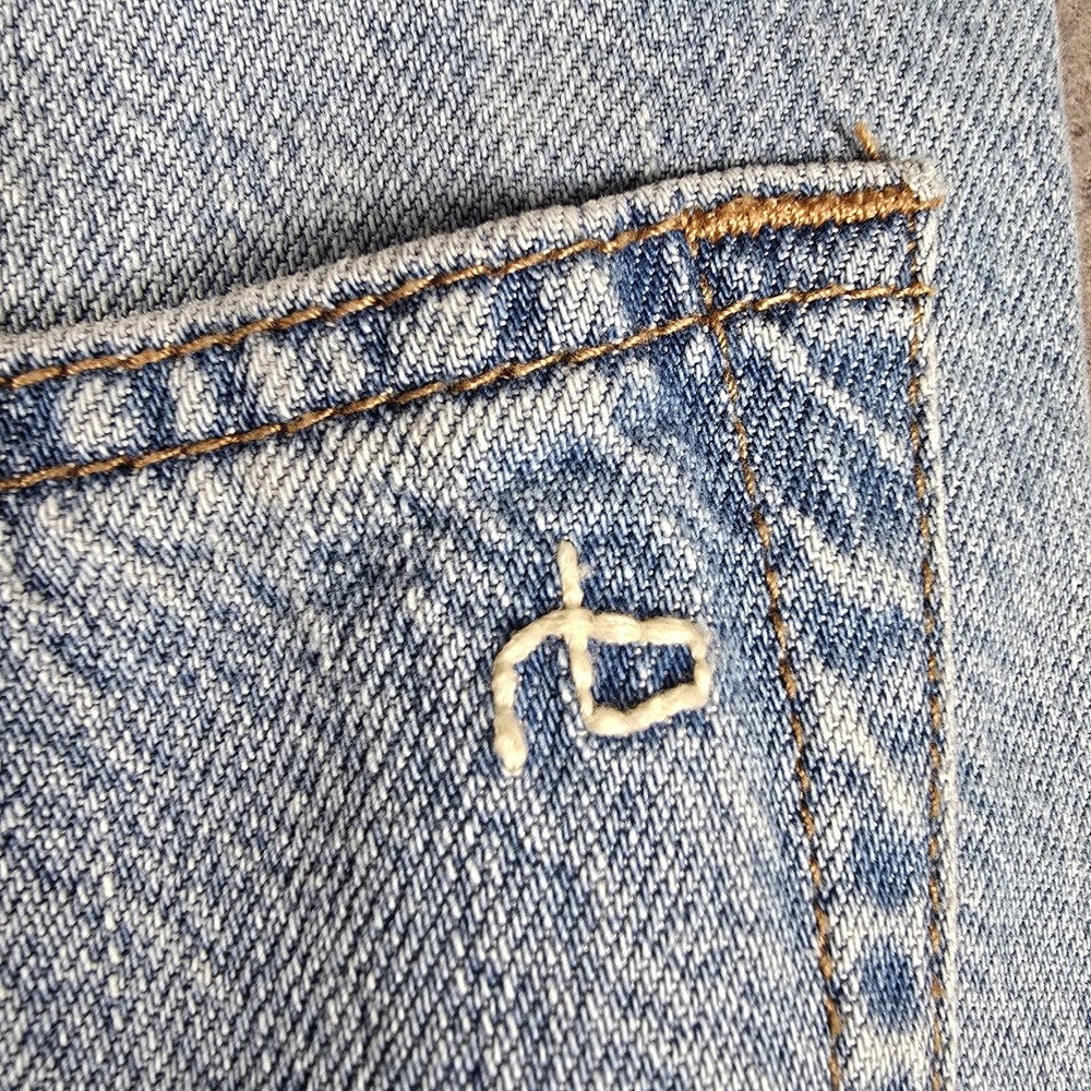 Rag & Bone Lori Mid Rise Crop Jeans Womens 30 Light Wash Wide Leg Denim Relaxed - Picture 7 of 15